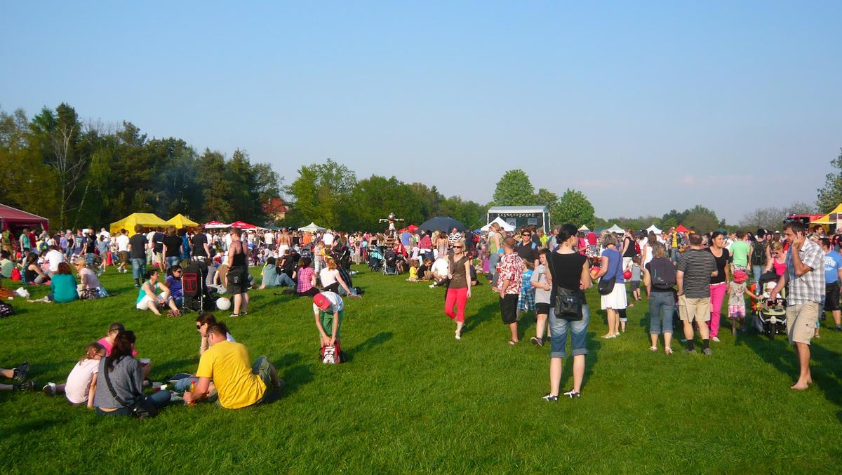 В парке Ландронка фестивали проходят очень демократично