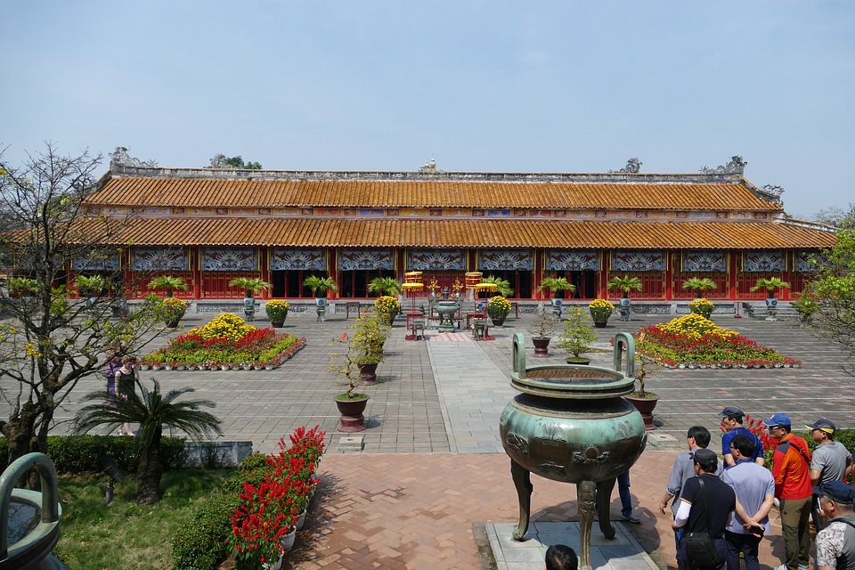 Часть комплекса зданий, в которых жила и правила династия Нгуен
